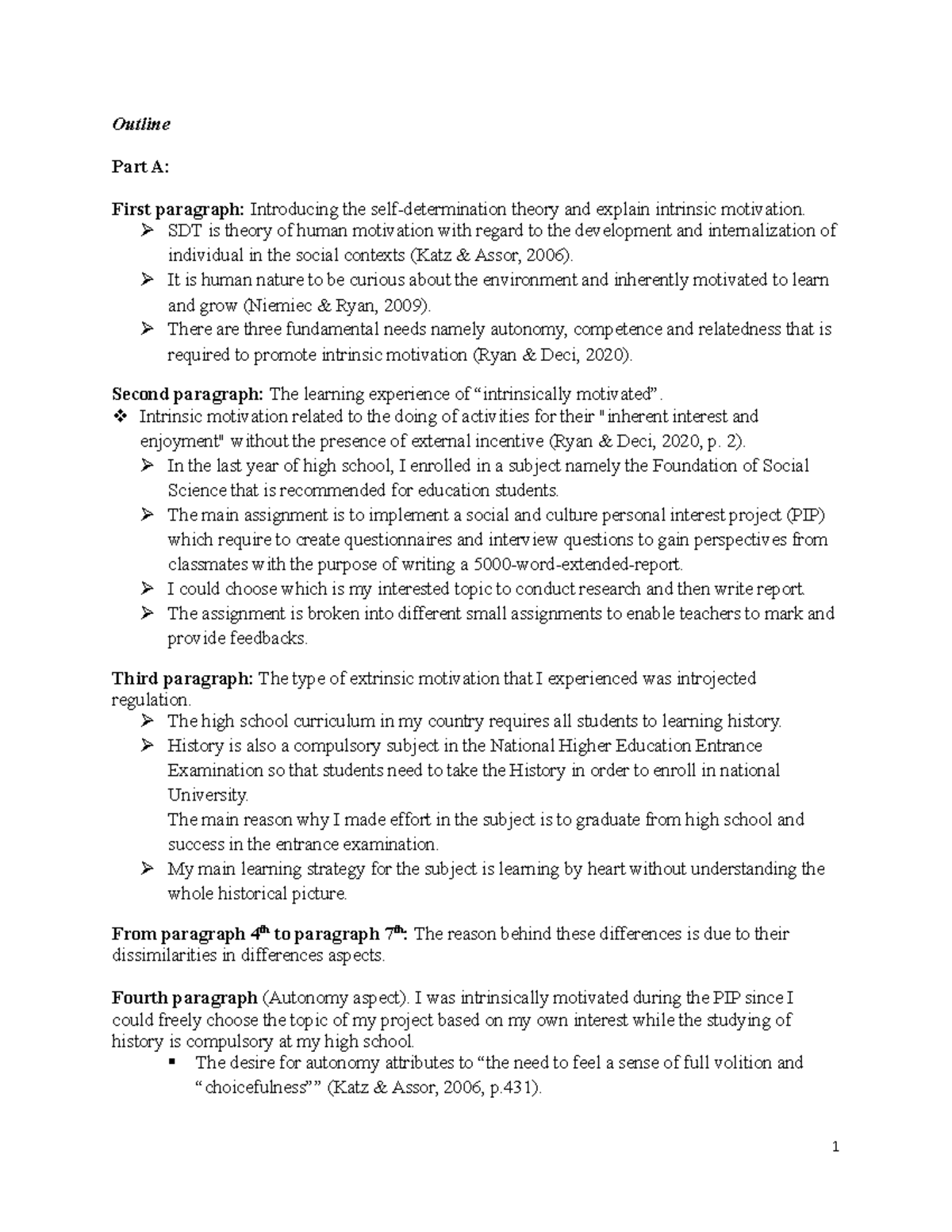 EDUF2006 research-based reflection template 2021 - Outline Part A ...