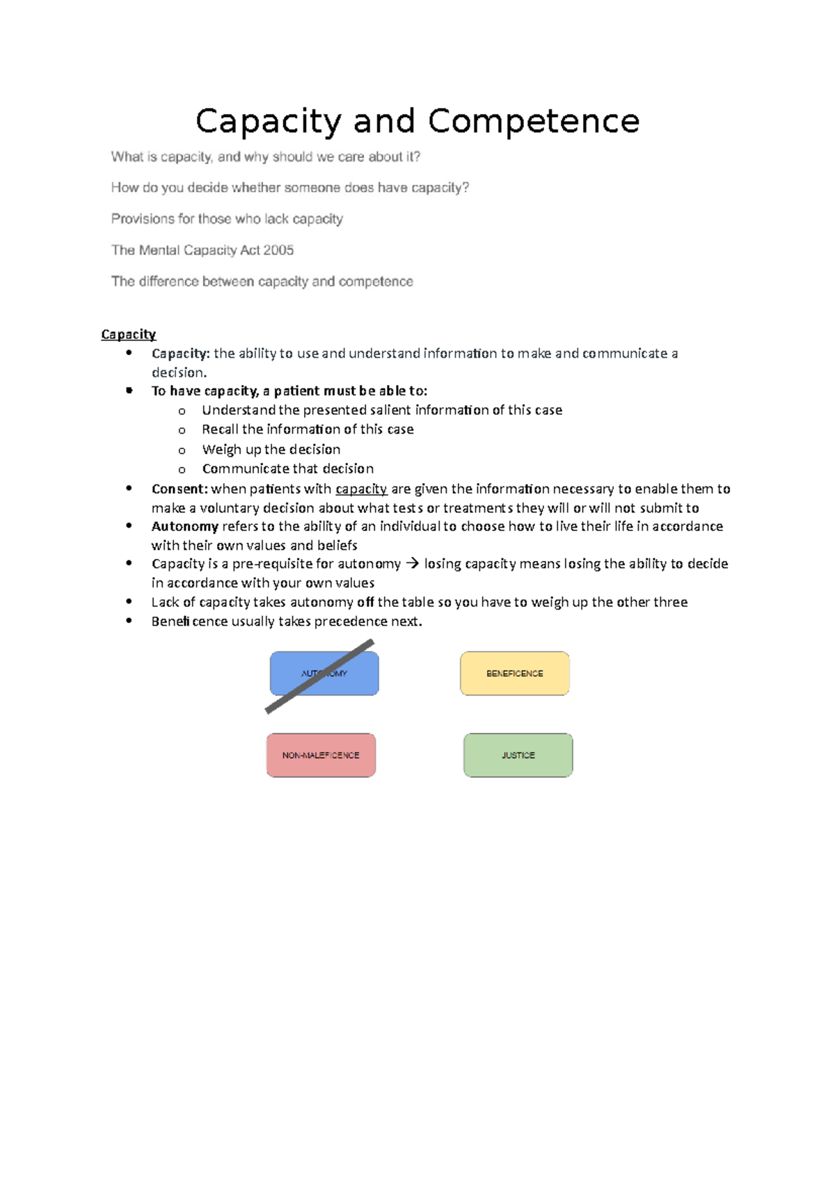 PPP L15 - Lecture notes 15 - Capacity and Competence Capacity Capacity ...