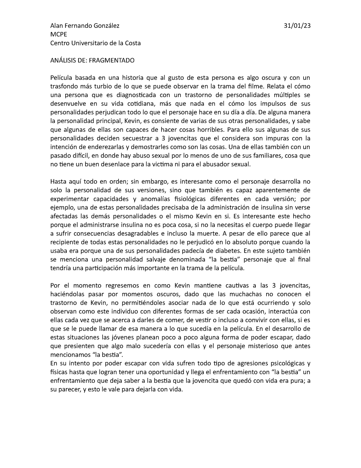 Ps-Ensayo-Fragmentado - Alan Fernando González 31/01/ MCPE Centro ...