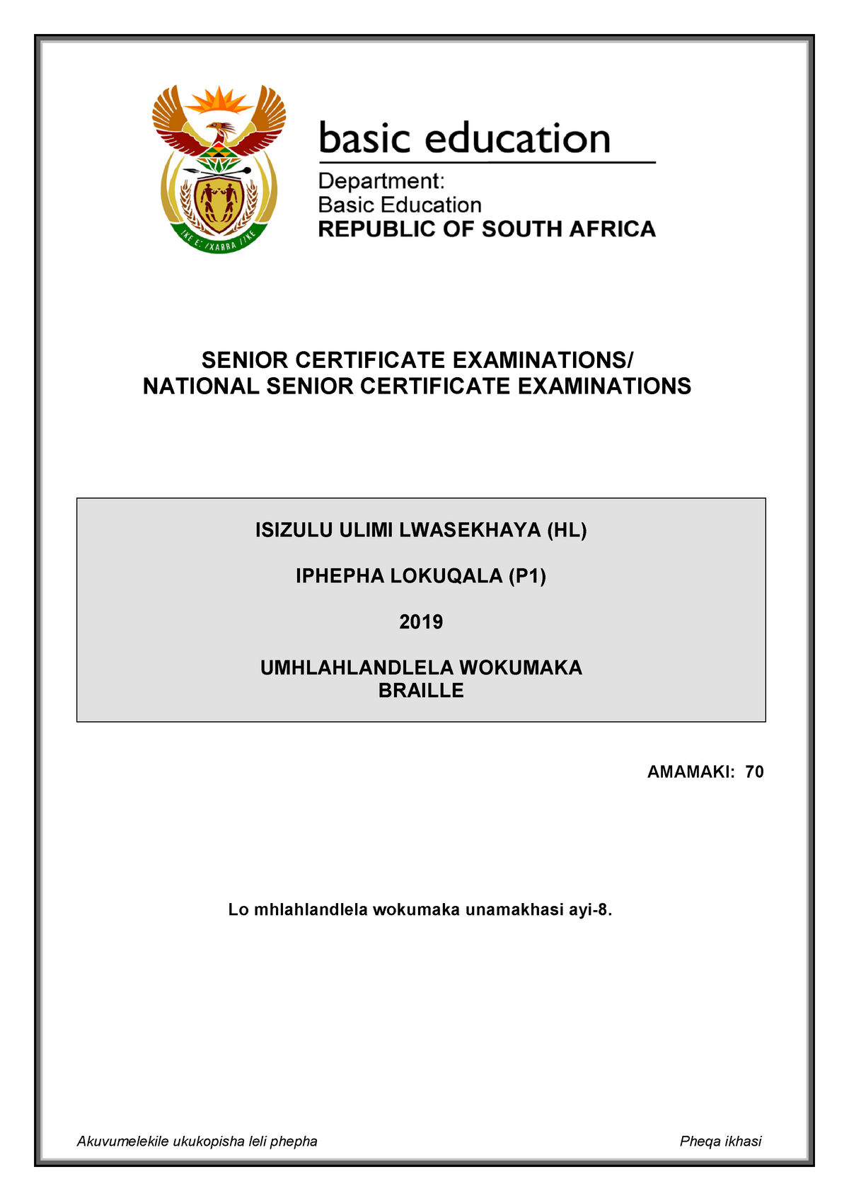 grade 4 isizulu exam papers and memos pdf term 2