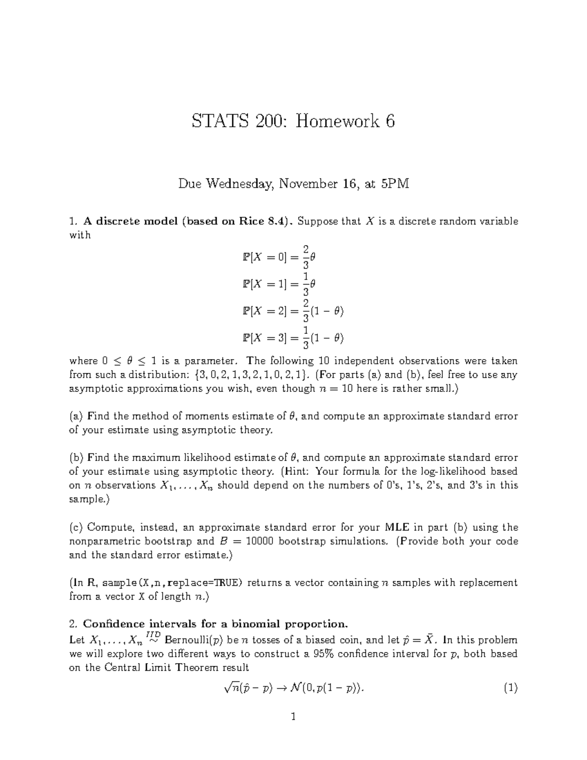 homework 6.2 statistics