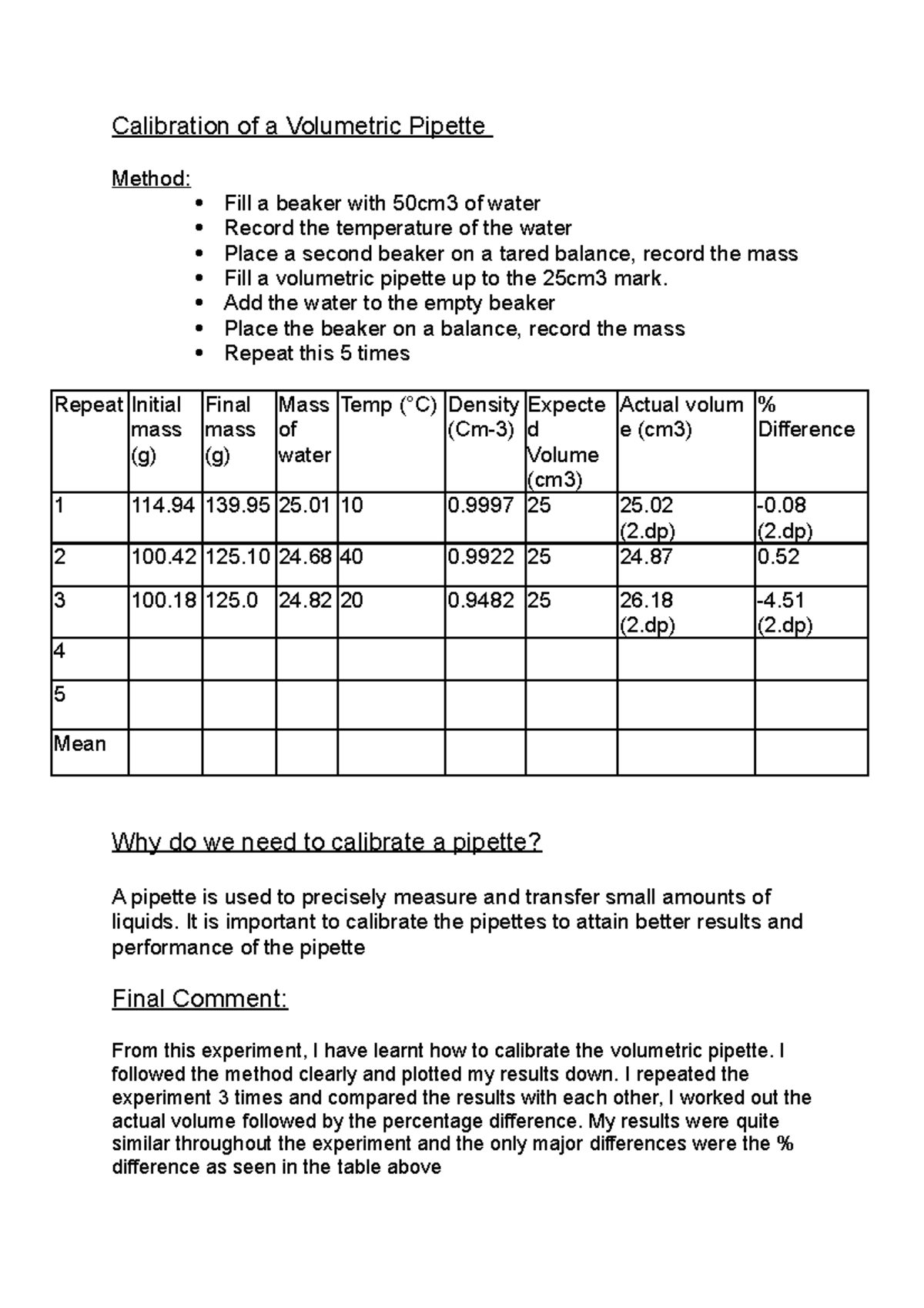 coursework applied science