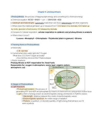 General Biology 1 Notes - General Bio 1 Notes Chapter 1: Science of ...