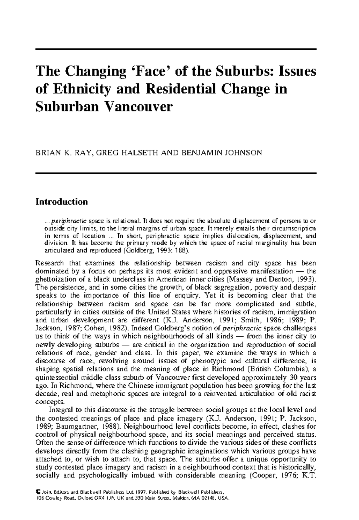 9 Ray,Johnson& Johnson International Journal of Urban and Regional ...