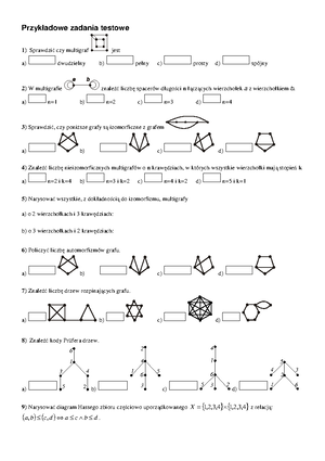 Cykle Hamiltona, twierdzenie Ore'go z dowodem - Cykle Hamiltona ...