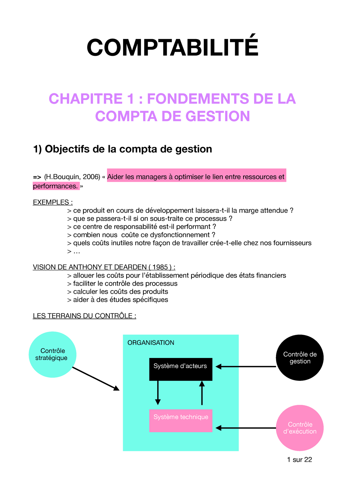 Comptabilité L2 S3 - COMPTABILITÉ CHAPITRE 1 : FONDEMENTS DE LA COMPTA ...