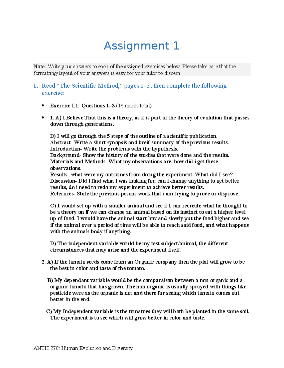 Assign 1 template - Lecture notes 2 - Phil 152 - AU - Studocu