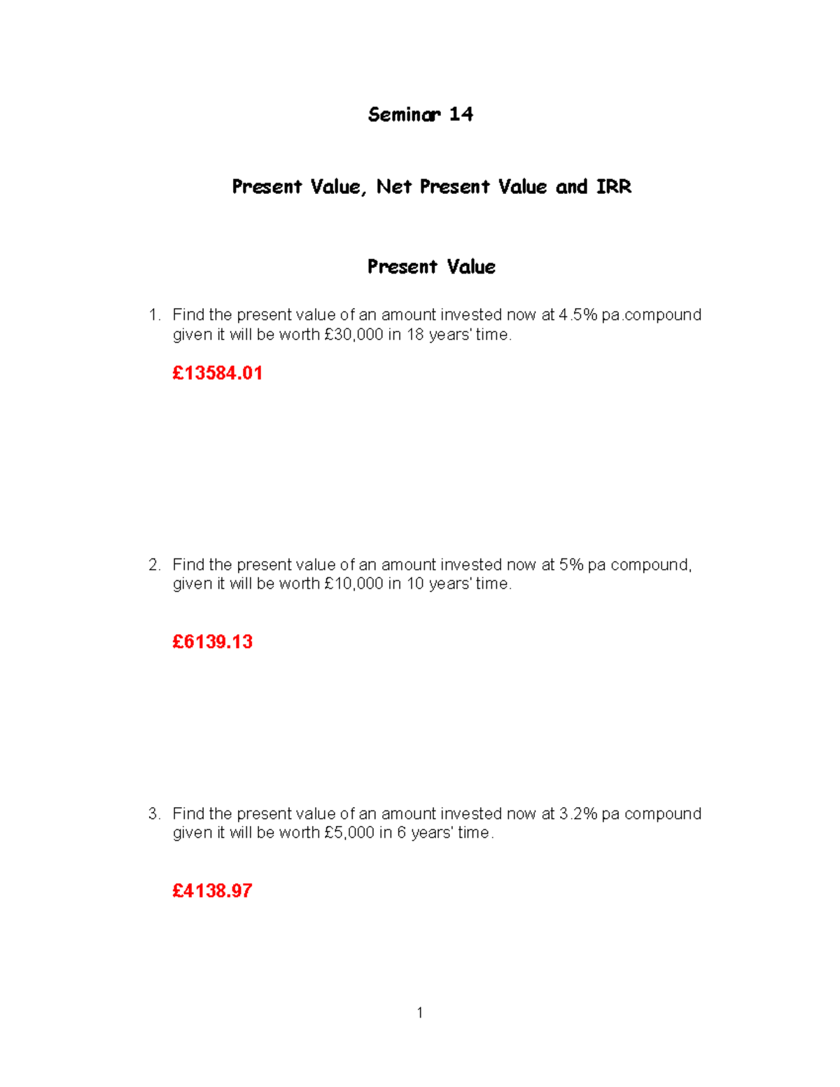 seminar-14-solutions-seminar-14-present-value-net-present-value-and