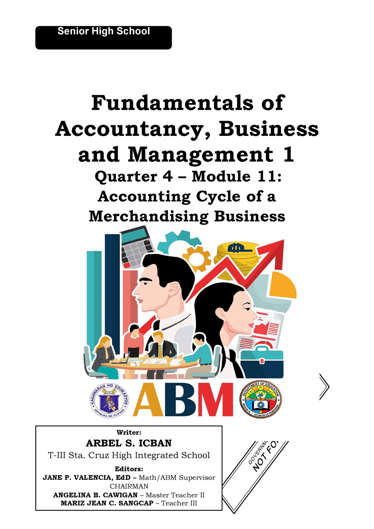 FABM 1 QUARTER 4 MODULE 11 ACCOUNTING CYCLE OF A MERCHANDISING BUSINESS ...