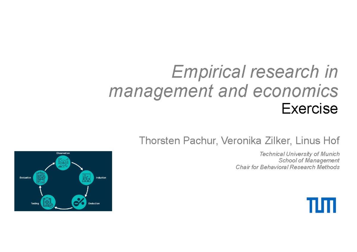 empirical research in economics