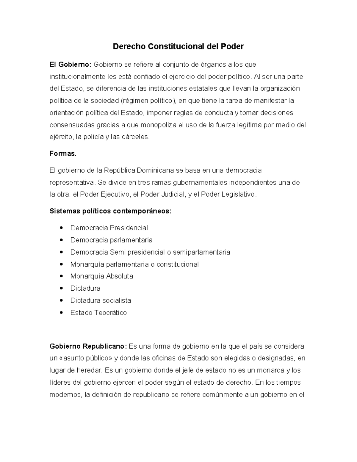ENSAYO SOBRE DERECHO CONSTITUCIONAL DEL PODER - Derecho Constitucional ...
