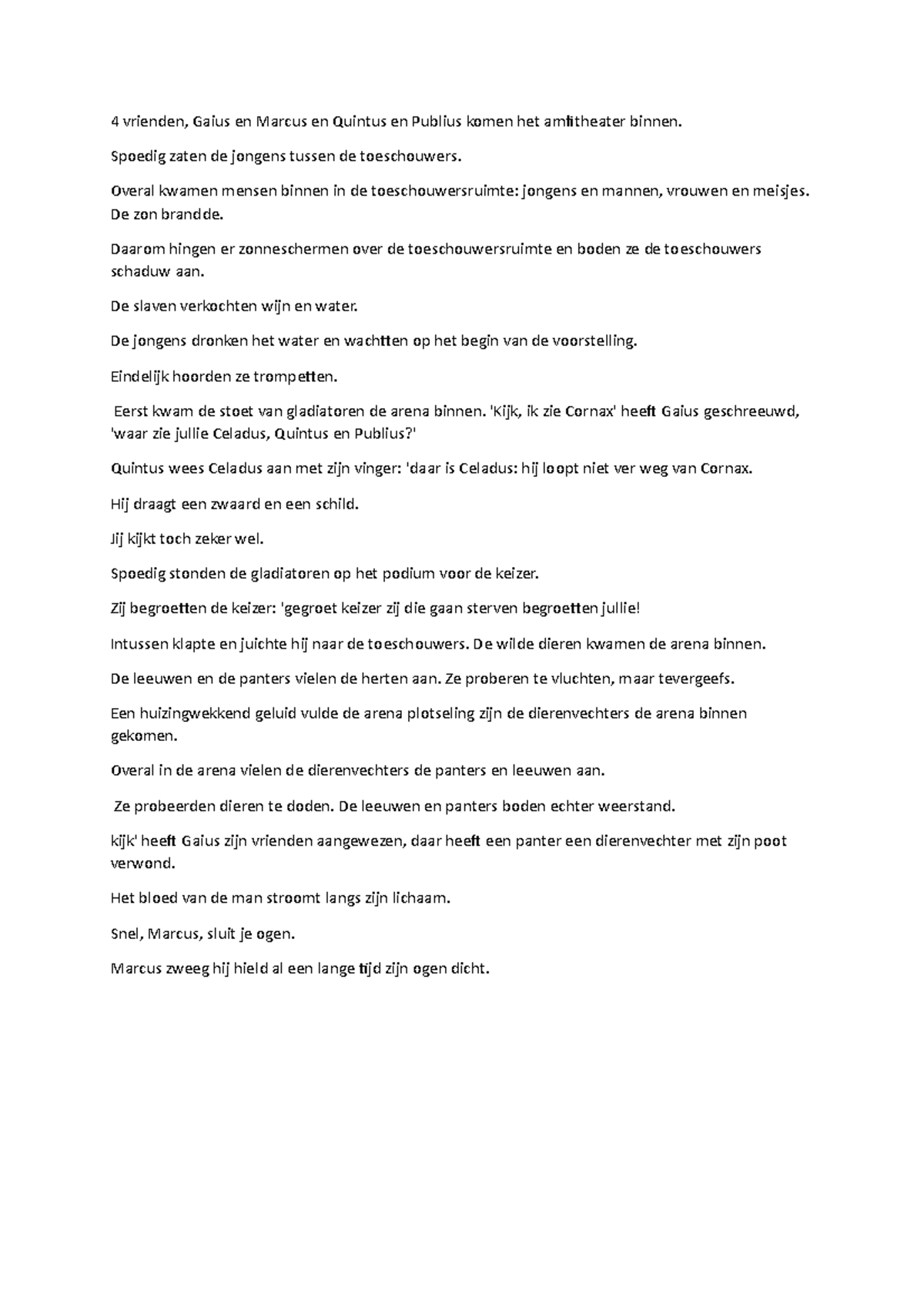 SPQR les 10 SPQR les 10 vertaling 4 vrienden, Gaius en Marcus en