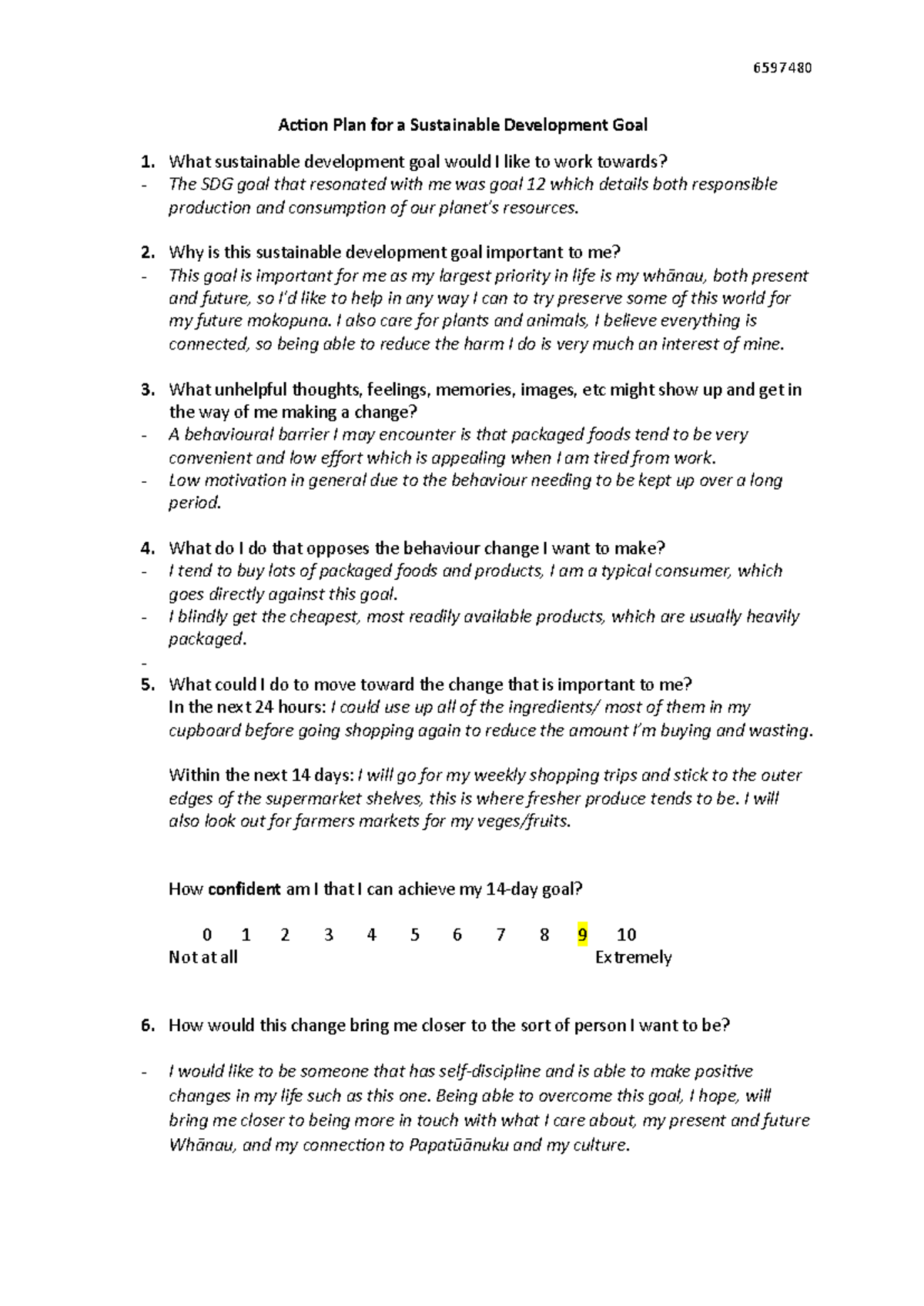 Action plan - sdgs - 6597480 Ac#on Plan for a Sustainable Development ...