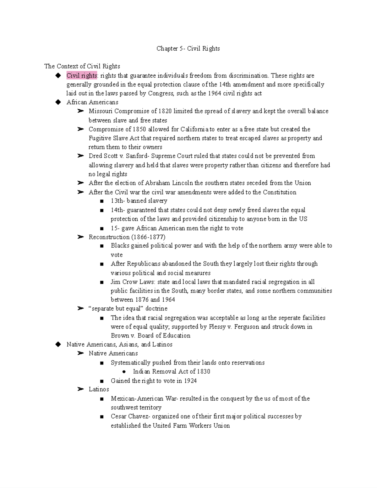 chapter 05 case study perspectives on civil rights movements