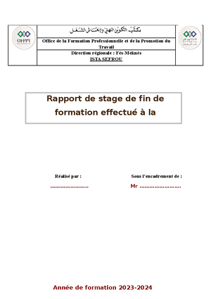 1 EFF TSFC Report 2023 V1 - Filière TSFC Variante V1 Page Page 1 Sur 9 ...