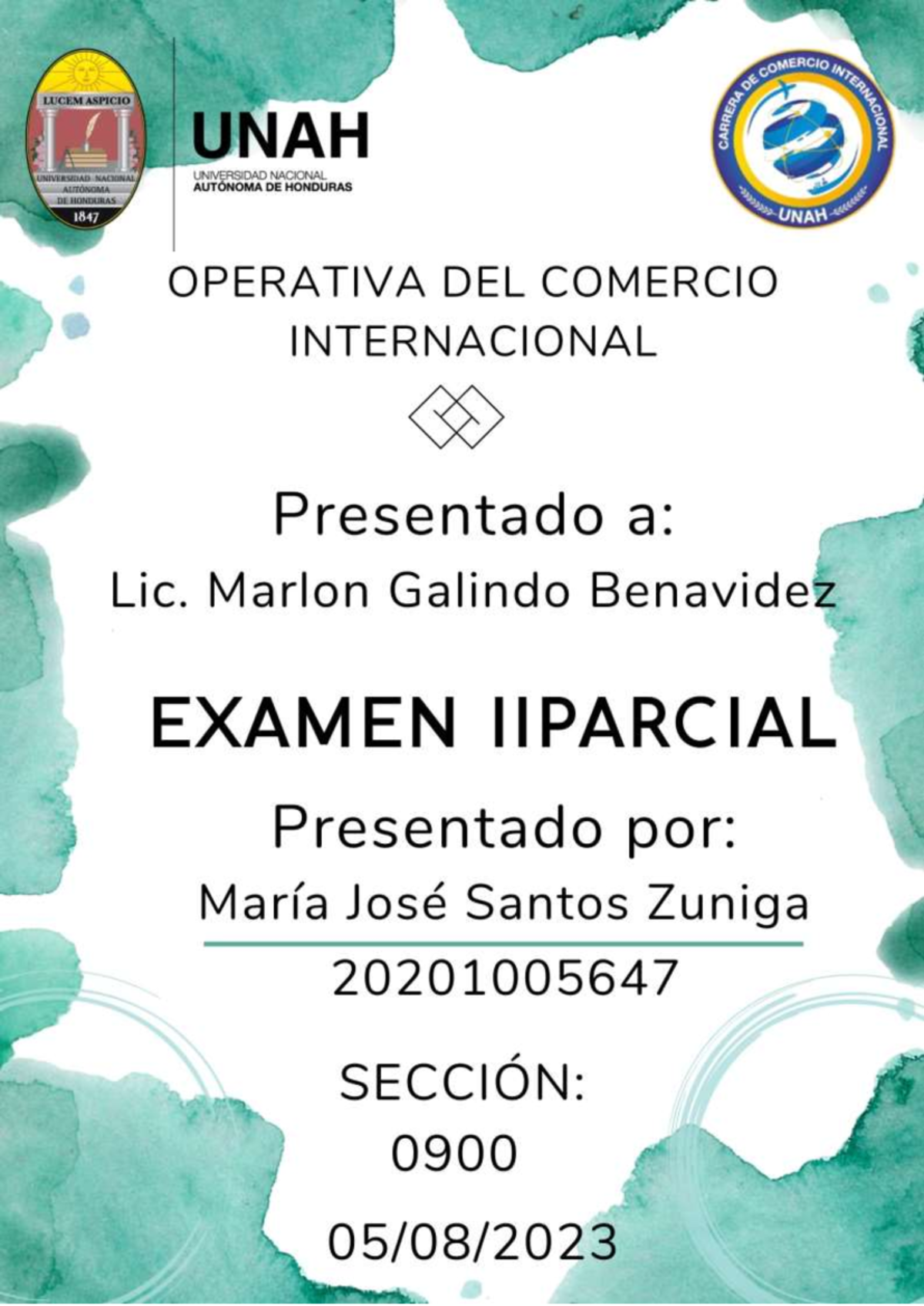 Maria Jose Santos Zuniga 202010 05647 Determine cual sería la forma