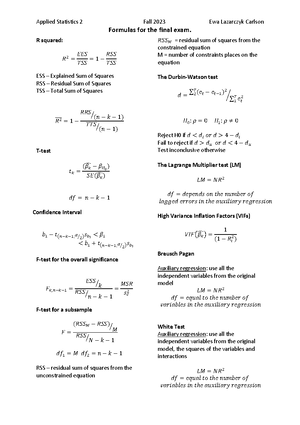 Statistical tables - Bókfærsla og reikningshald - Studocu