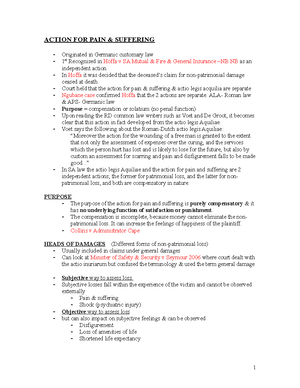 CH.3 - Damages In Delict - Ch – Damages In Delict Patrimonial Loss ...