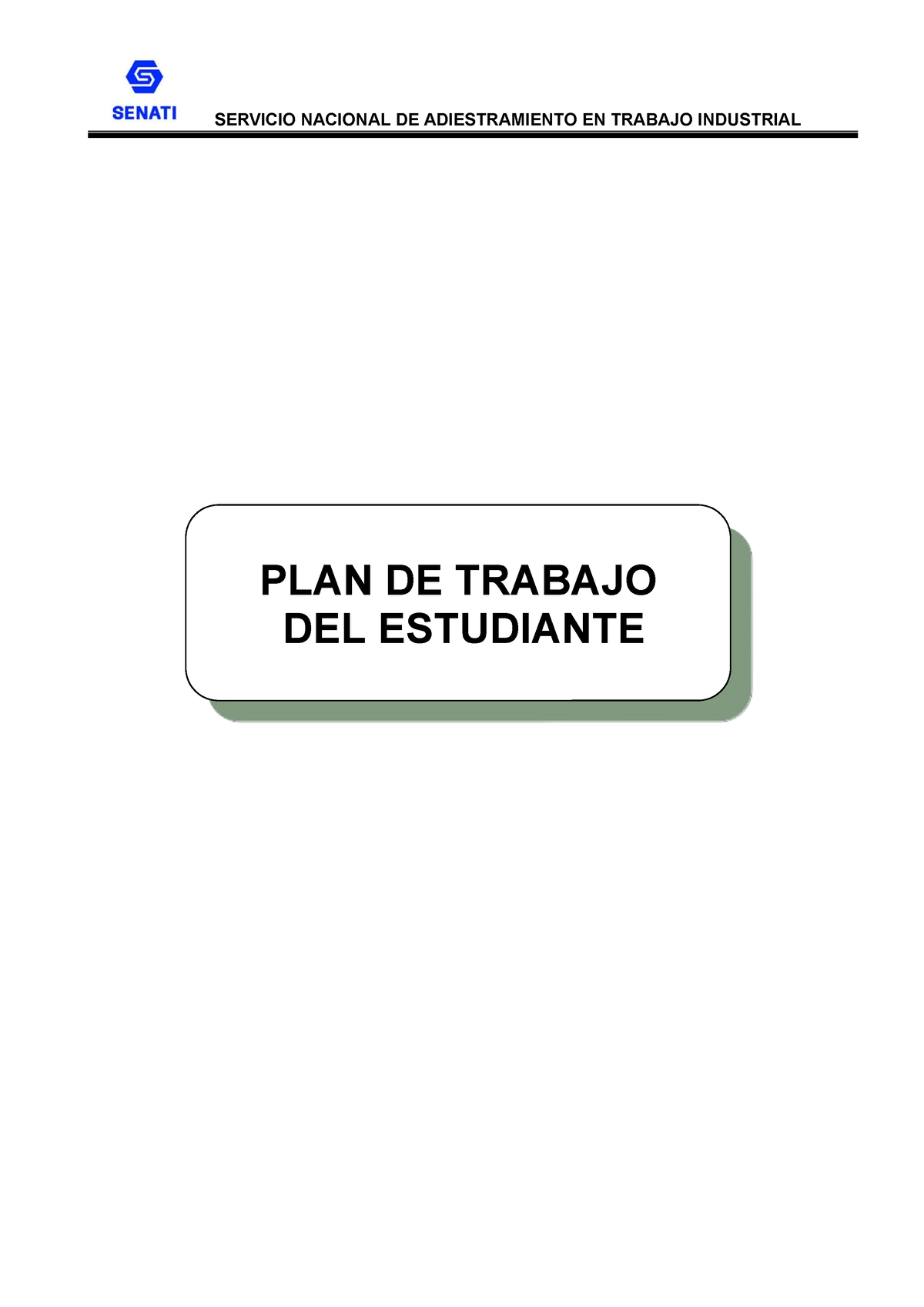 Trabajo Entregable 2 ( Desarrollo Humano) - PLAN DE TRABAJO DEL ...