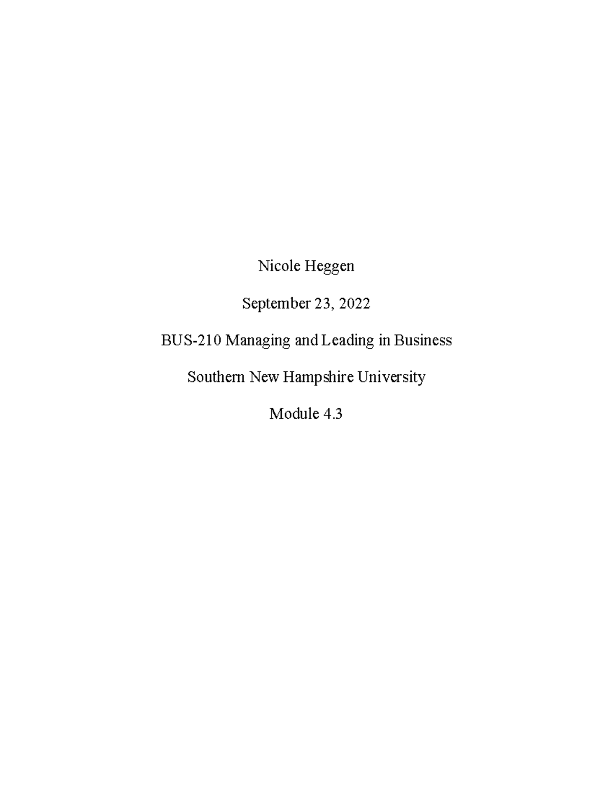Bus 210 Module 4 Journal - 065qqu7