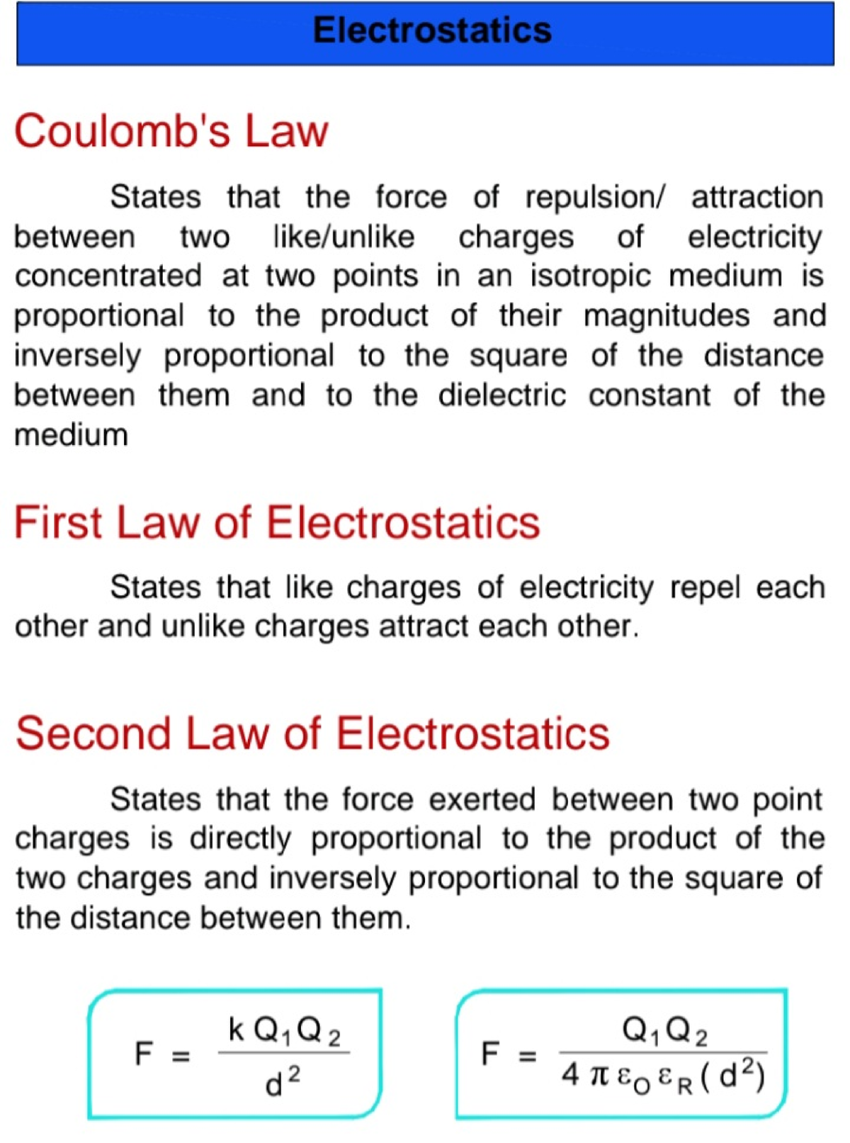 Electrostatics Bsee Lectures M 2 Problem Example Two 2 Identical