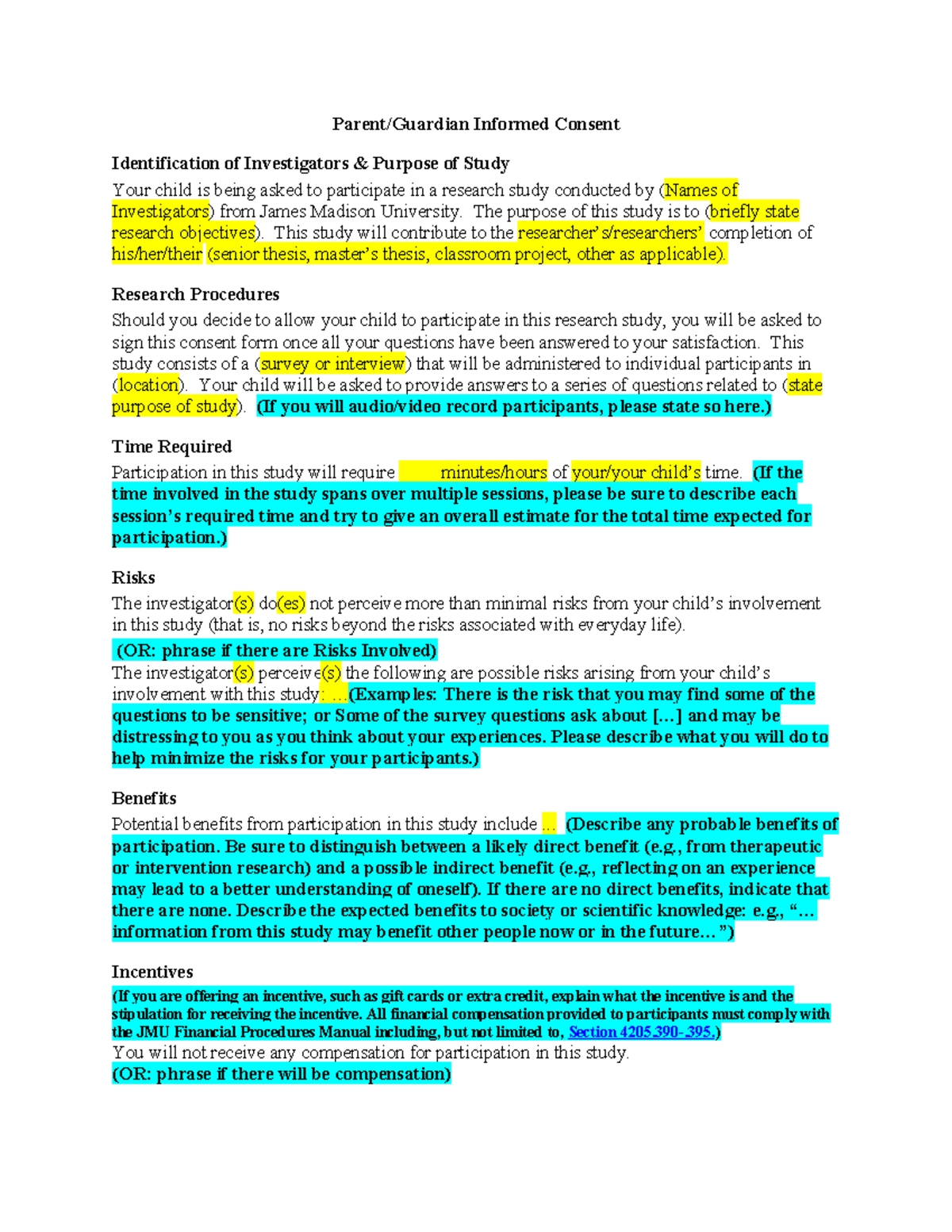Practical Research 1 - Parent/Guardian Informed Consent Identification ...