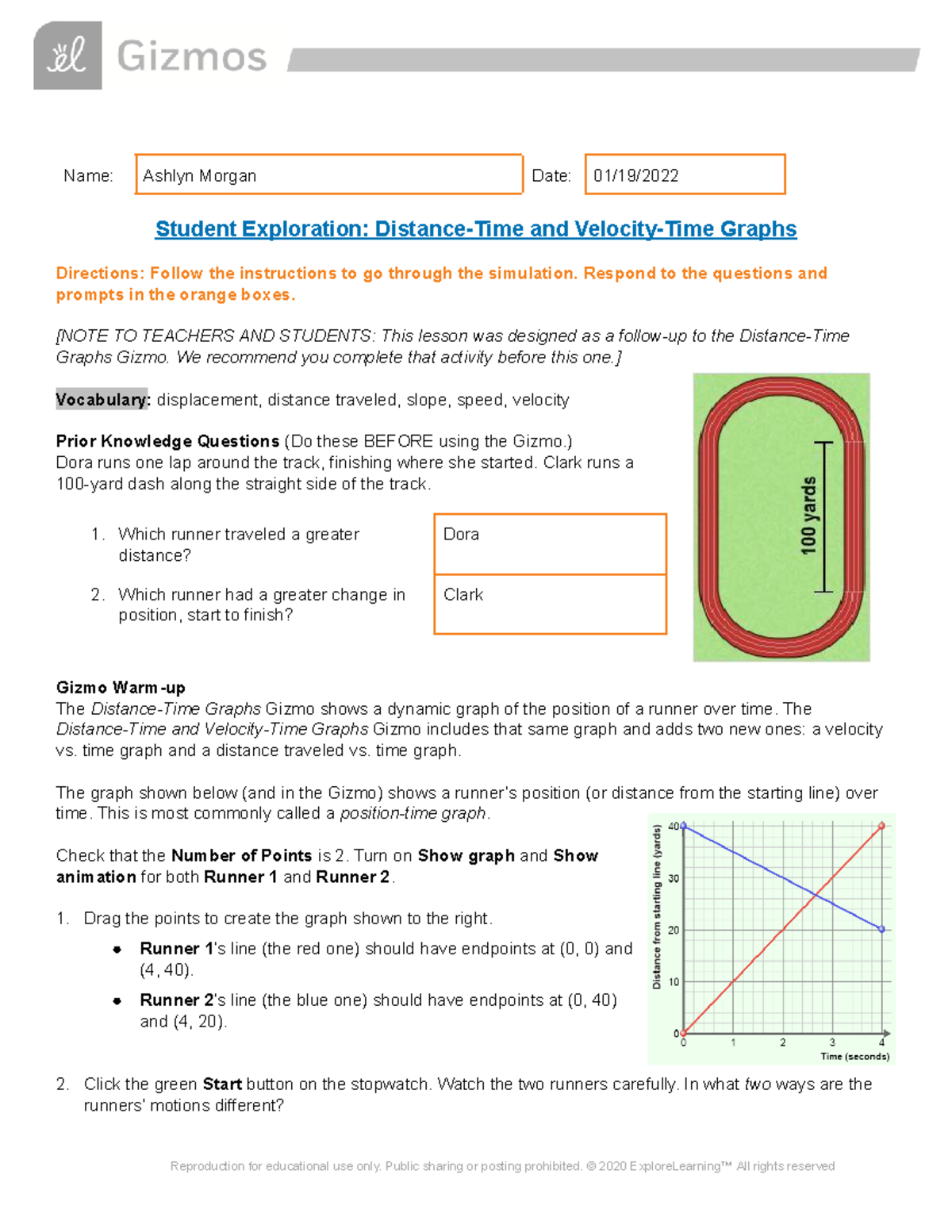 ashlyn-morgan-distance-time-and-velocity-time-graphs-gizmo-answer-key