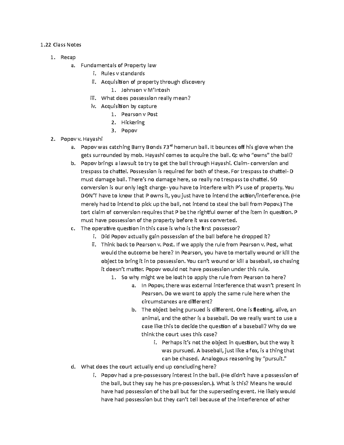 1-22-class-notes-1-class-notes-recap-a-fundamentals-of-property-law