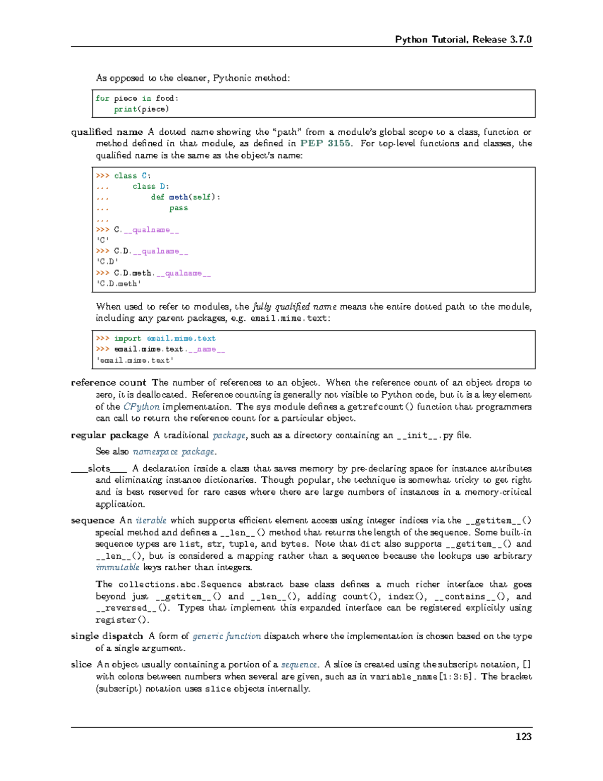 Python Notes-31 - NOTES - As opposed to the cleaner, Pythonic method ...