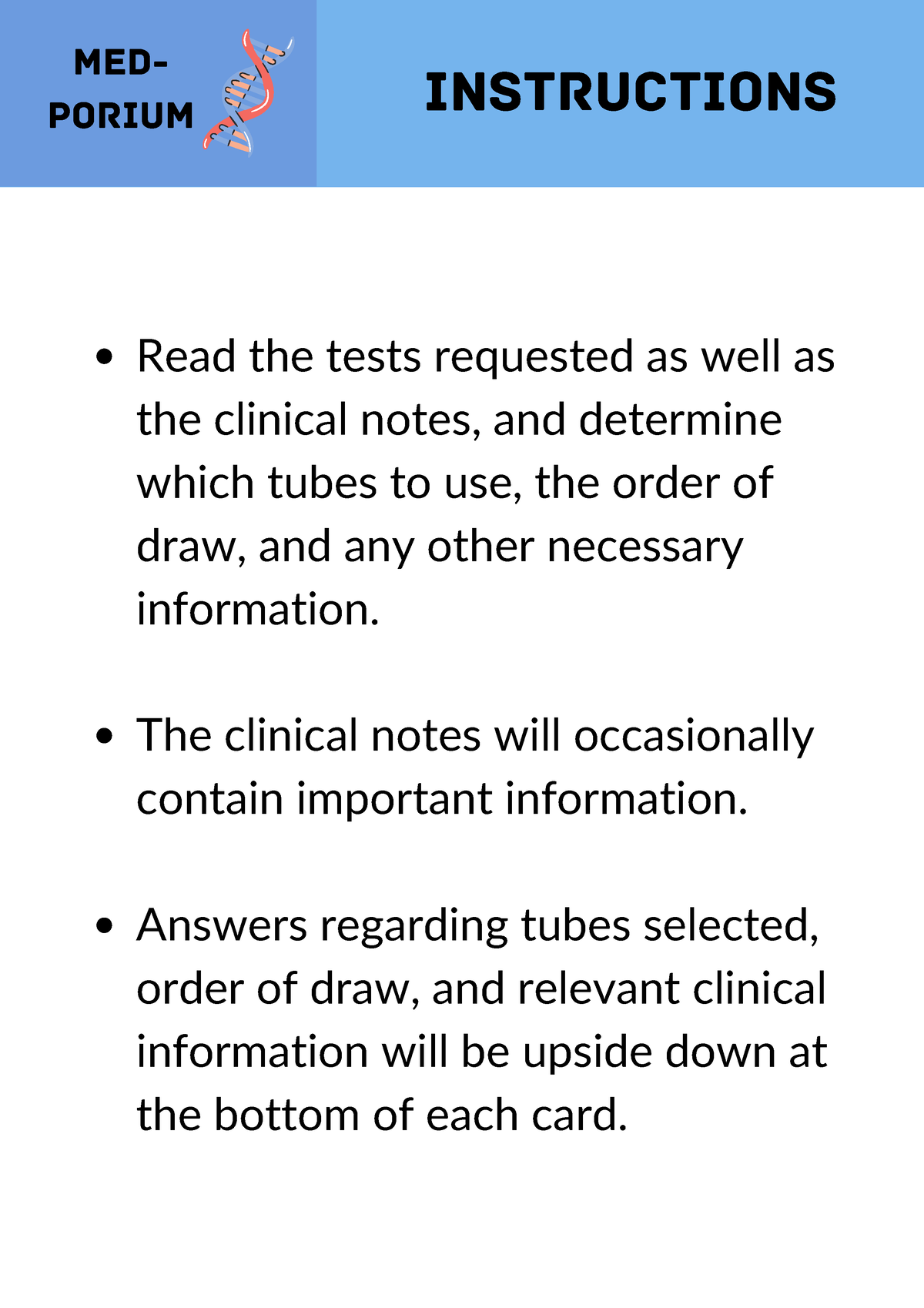 Phlebotomy Flashcards - Read The Tests Requested As Well As The ...