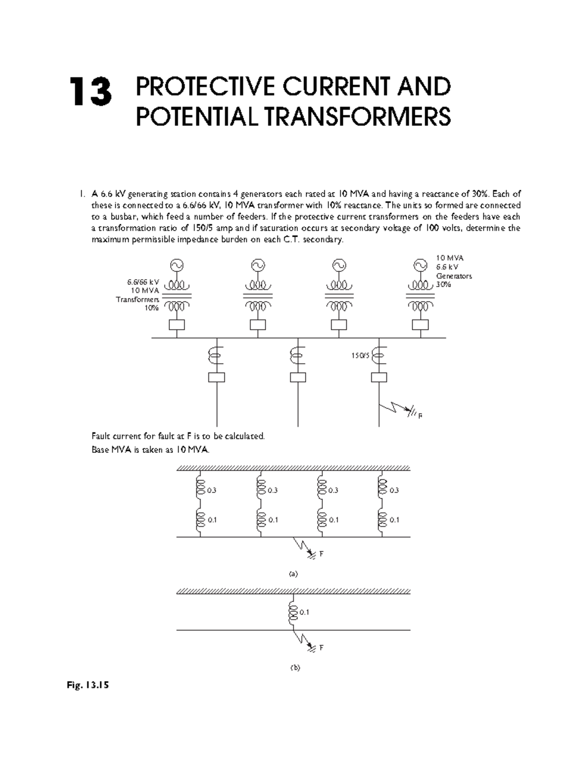 Solution Manual to Chapter 13 of Power System Protection and Switchgear