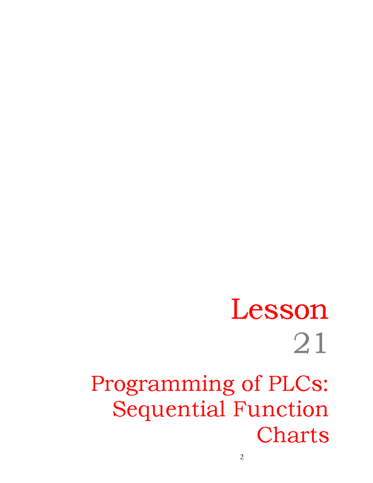 Industrial Auto (34) - NOTES - Lesson 21 Programming of PLCs ...