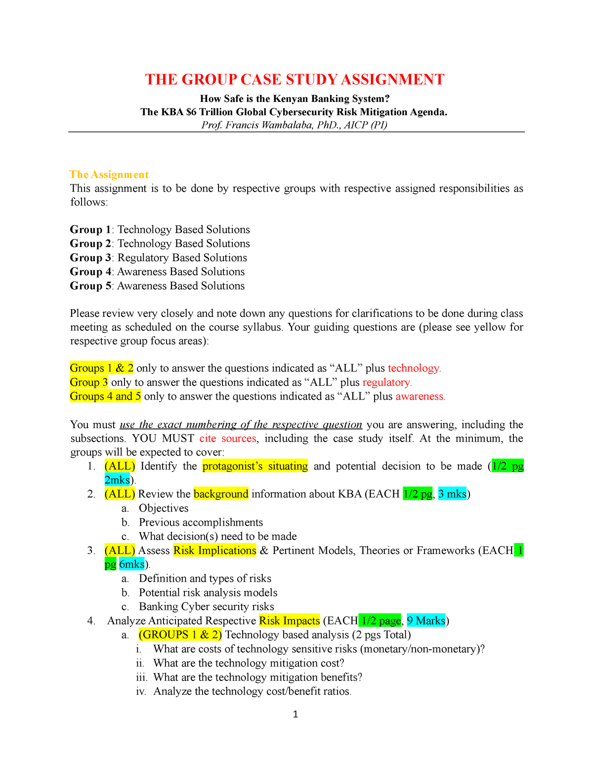 cyber security case study questions