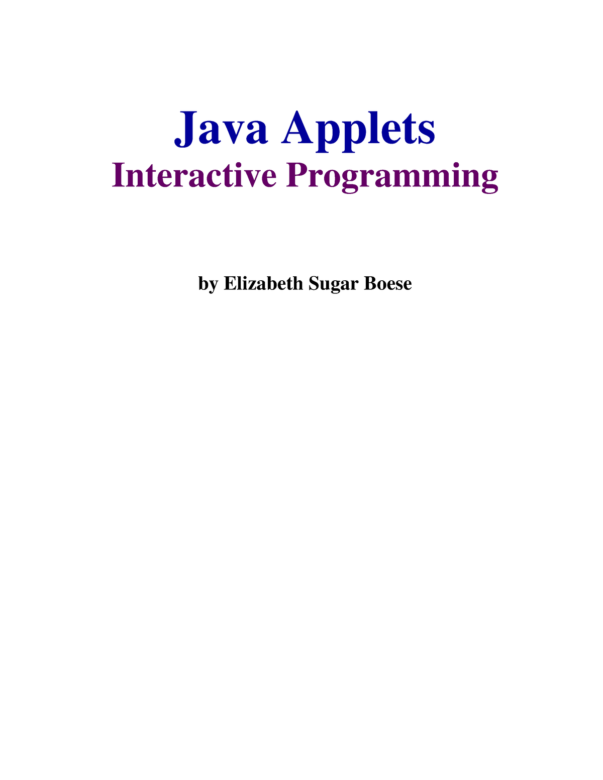 Java Applets 75x75MAR24Chap2 - B.tech - AKTU - Studocu