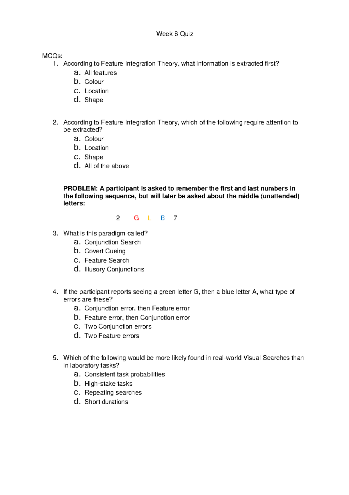 Week 8 Quiz Answers UCL - Quiz answer - Week 8 Quiz MCQs: 1. According ...