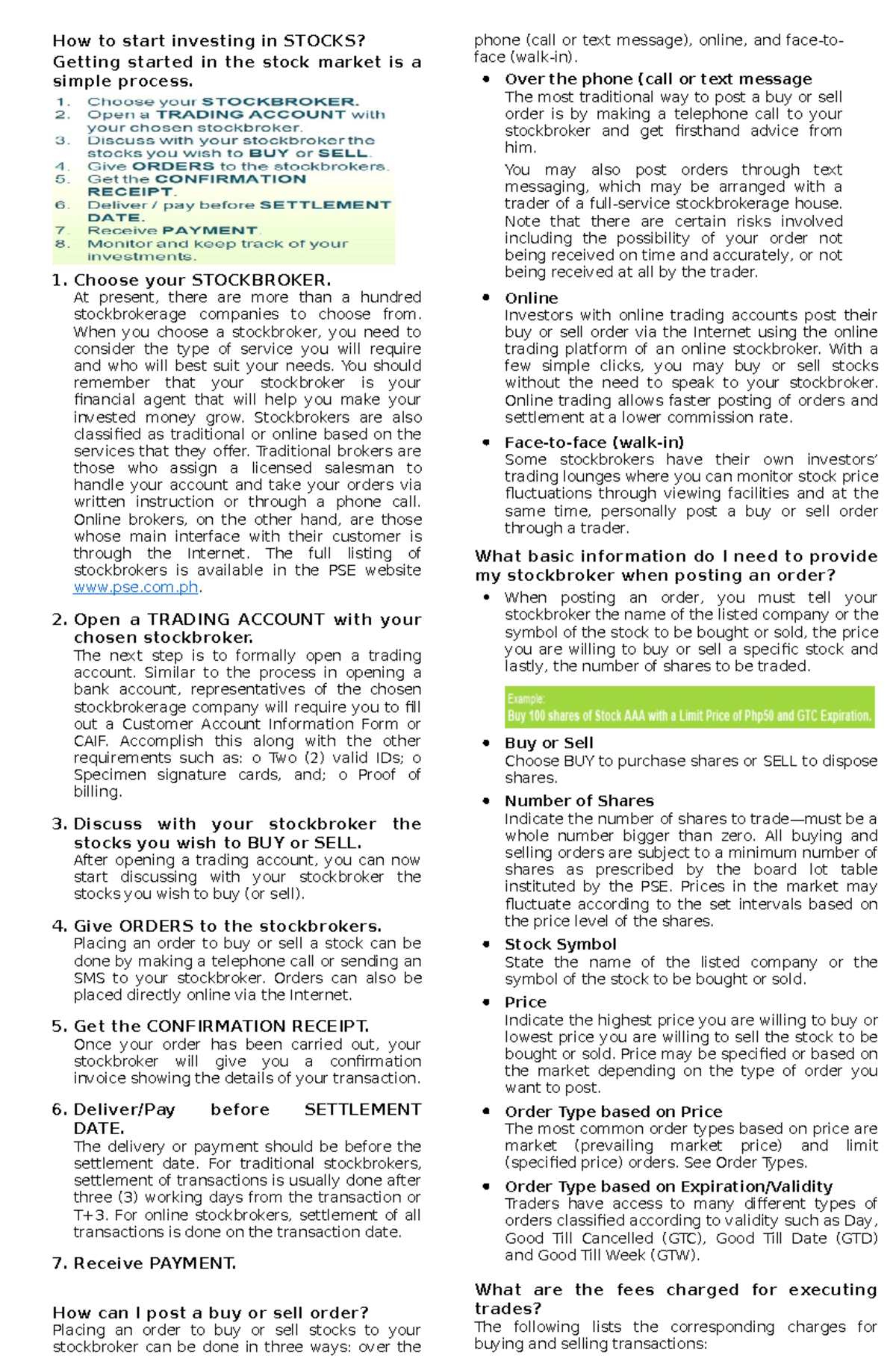 How to start investing in Stocks - How to start investing in STOCKS ...