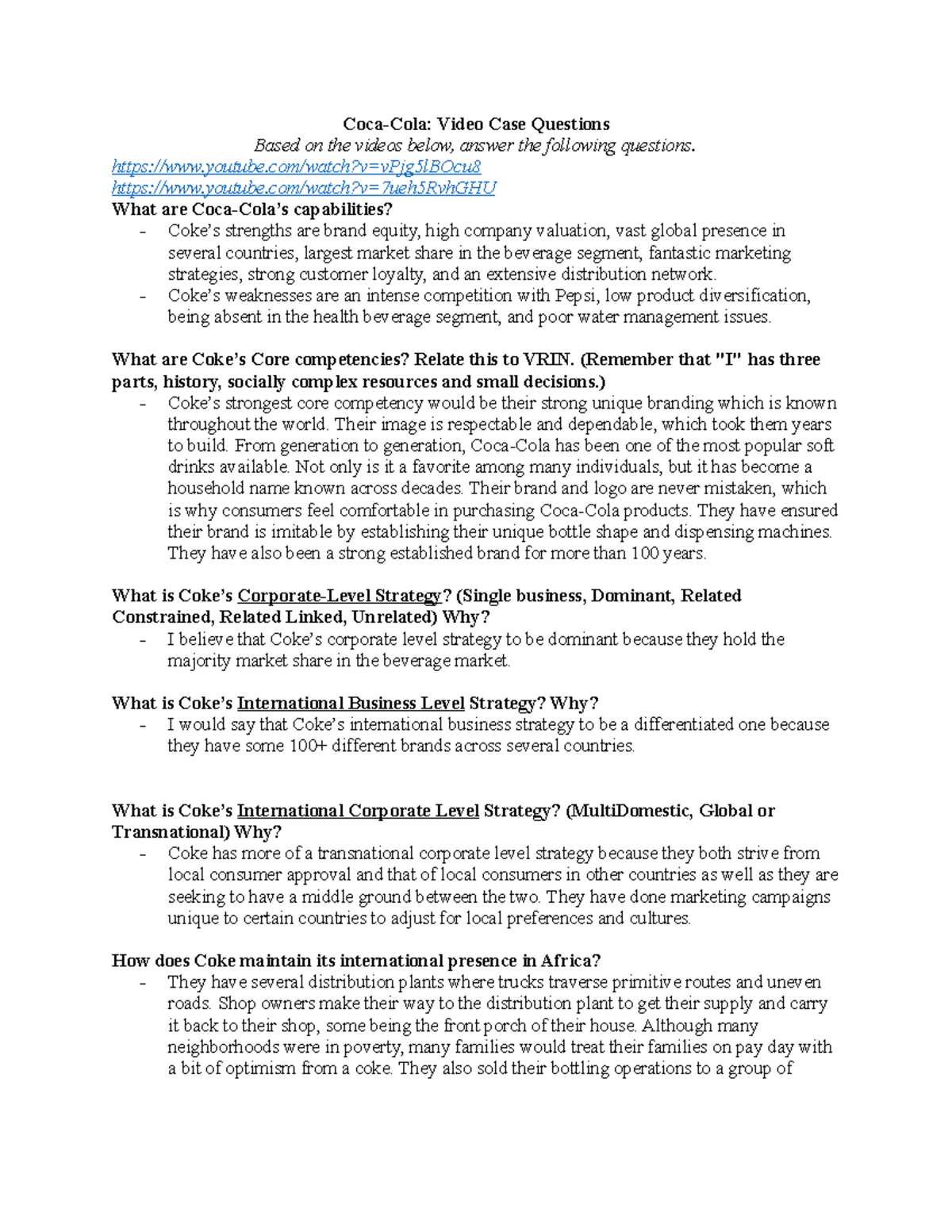 Coke and homework 04 image