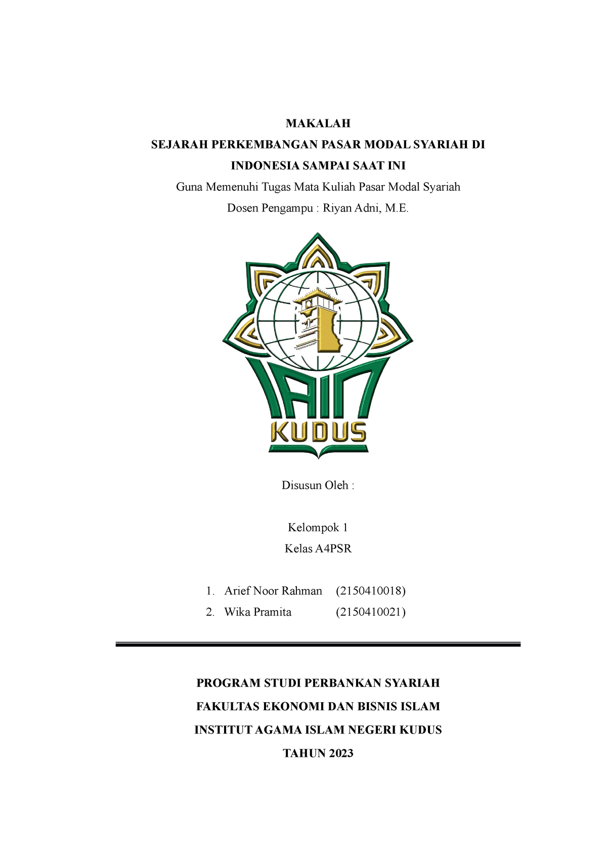 Revisi - Akuntansi Pembiayaan Bank Syariah - MAKALAH SEJARAH ...