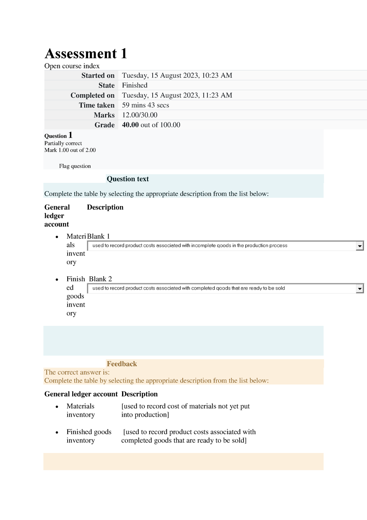 MAC1501 Assignment 1- Attempt 2 - Assessment 1 Open Course Index ...