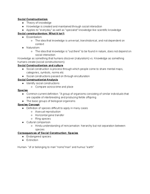 Anthropology Unit 1 - lecture material - ANTH 2100 Anthropology and ...