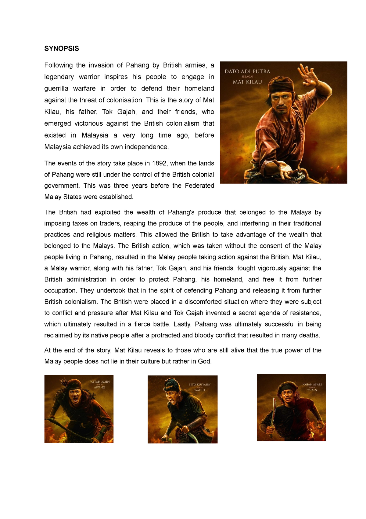 mat kilau film review essay