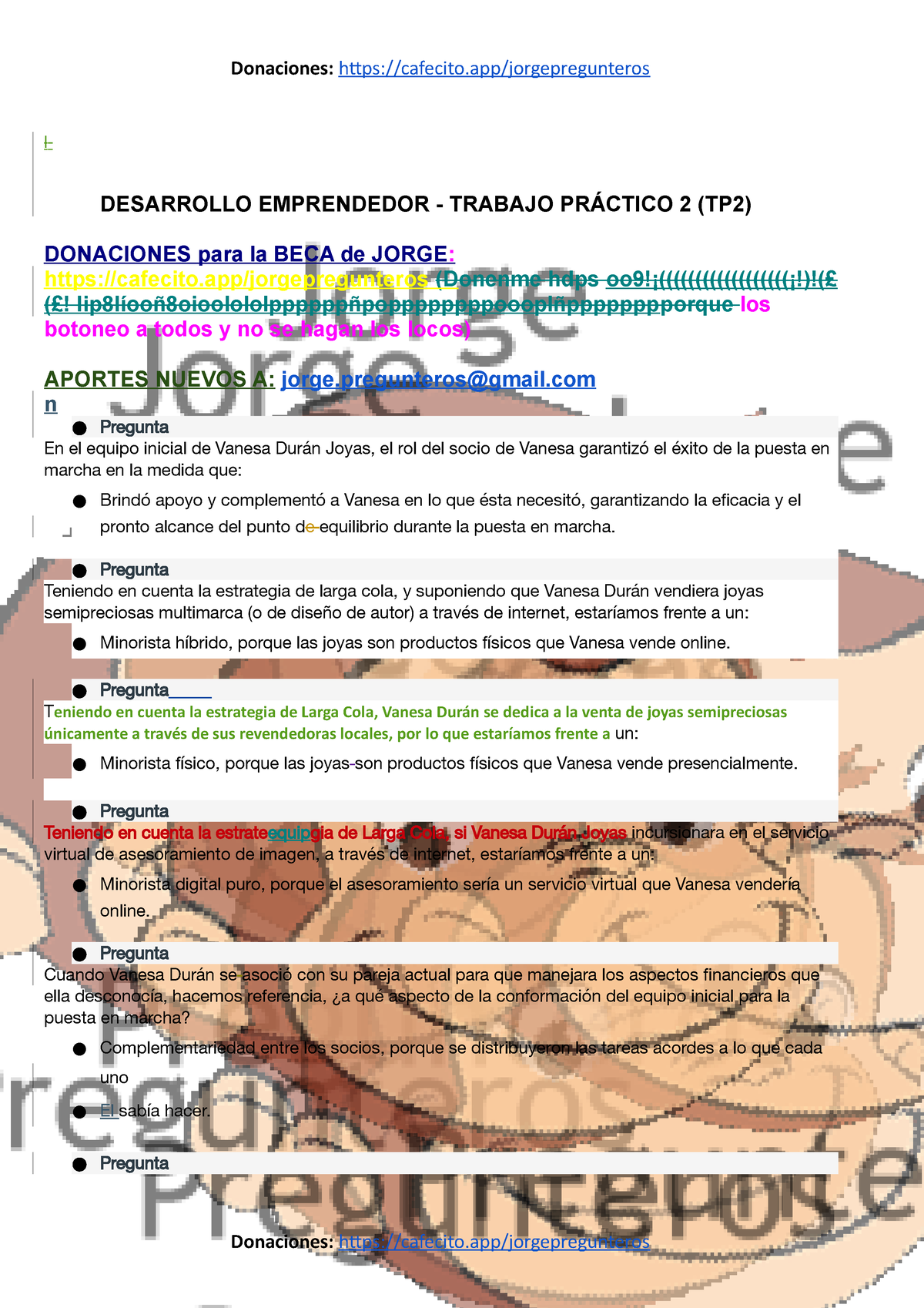 Tp2 Trabajo Practico 2 Jorge L Desarrollo Emprendedor Trabajo PrÁctico 2 Tp2 6027