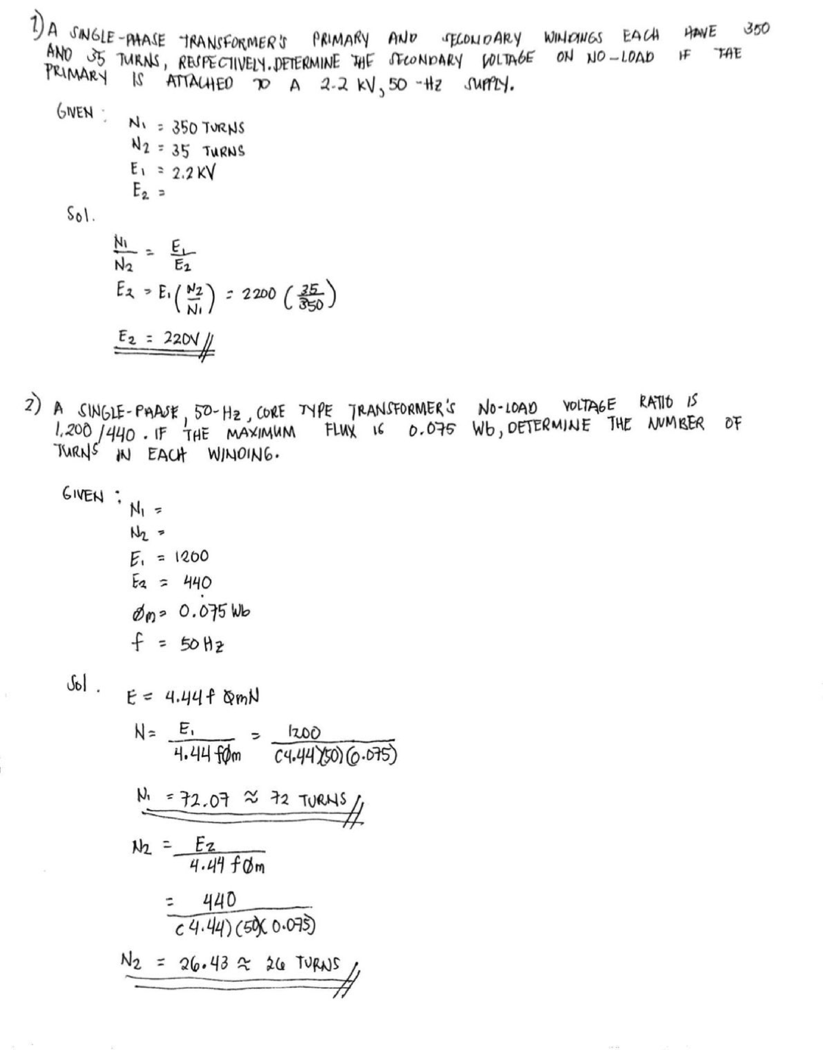 electrical-apparatus-and-devices-assignment-1-electrical-engineering