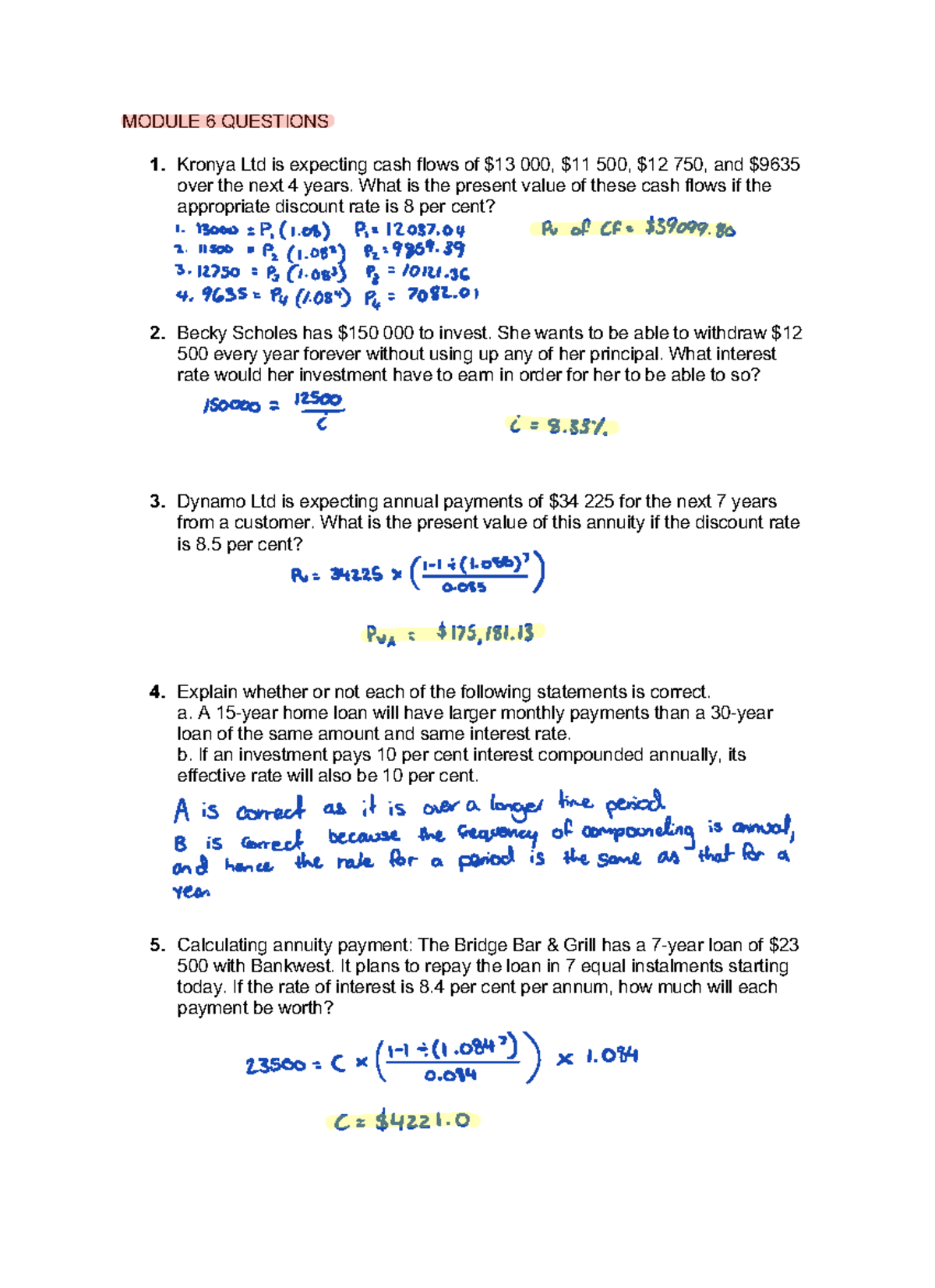 test-module-6-questions-module-6-questions-kronya-ltd-is-expecting