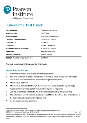 economics paper 2 essays