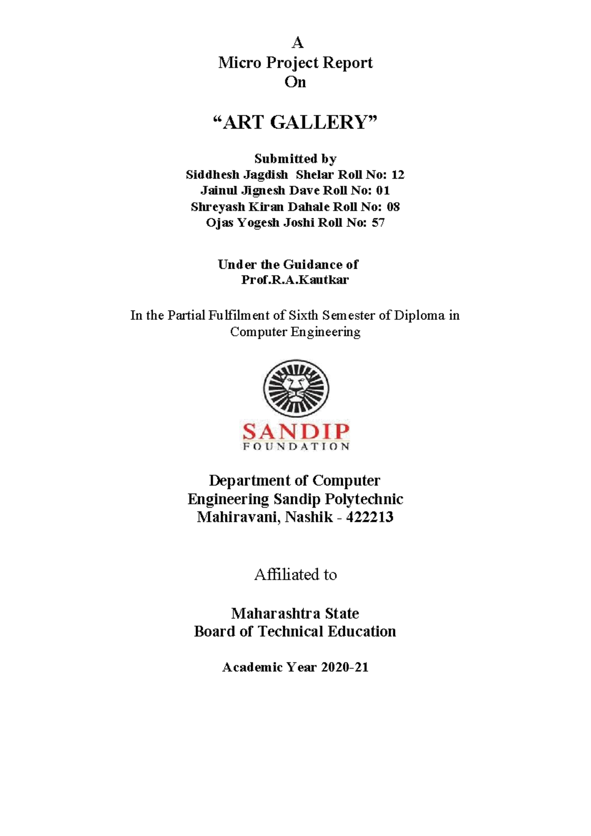 542328046 PHP Final Micro Project Updated - A Micro Project Report On ...