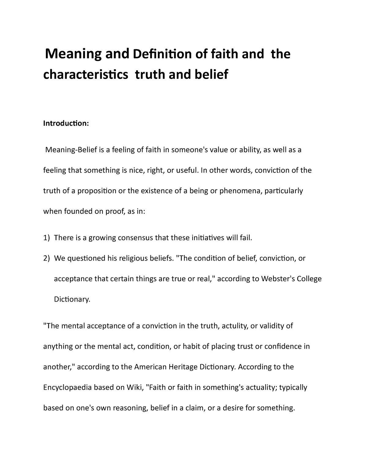 meaning-and-definition-of-faith-and-the-characteristics-truth-and