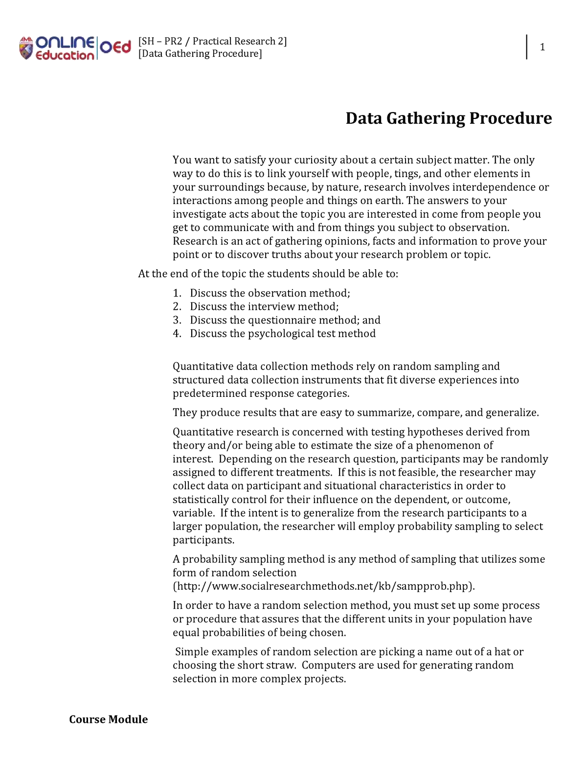 what is data gathering procedure in research paper