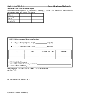 M01 Overview 10F-Summer 2022-Brief Calculus I - M01 Overview WELCOME TO ...