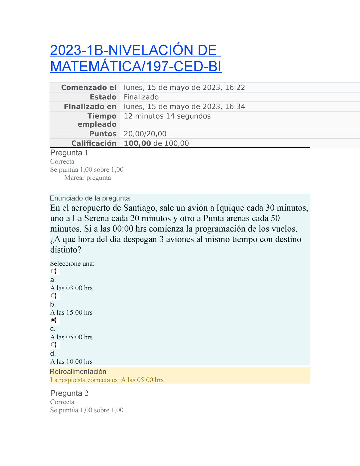 Examen Nivelacion De Matematicas - 2023-1B-NIVELACIÓN DE MATEMÁTICA/197 ...